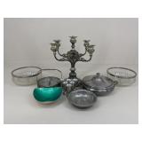 Pewter & Silver Plate Assortment / 13 pc