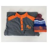 Colosseum Sz M Sam Houston Sweater & Hat