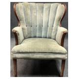 Channel Back Arm Chair
