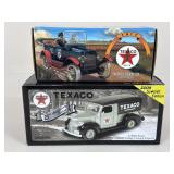 Texaco Die Cast Metal Model Cars NIB / 2 pc