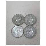 1964 Quarters / 4 pc