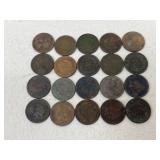 Indian Head Pennies / 20 pc