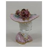 Porcelain Lady Head Vase