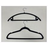 Black Velvet Hangers / 125 pc