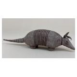 Wood Carved Armadillo Figure