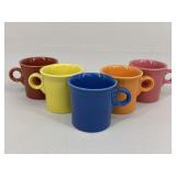 Fiesta Ceramic Mugs / 5 pc