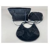 Black Purses/ 3 pc