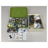 Assorted Sewing Supplies/ Thread, Buttons, Needles