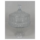 Godinger Olympia Tall Round Cake Stand w/ Lid
