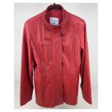 Vera Pelle Sz 42 Womenï¿½s Faux Leather Jacket