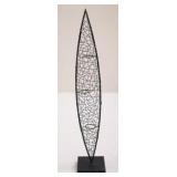 Tall Metal Candle Holder