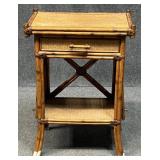 Bamboo & Rettan Side Table