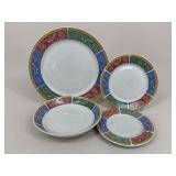 Majesticware Stoneware Plates & Bowls / 11 pc