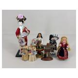 Corn Husk Dolls+ International Souvenir Figures