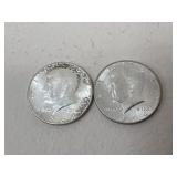 1964 Half Dollars / 2 pc