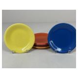 Fiesta Multi-Color Salad Plates / 6 pc