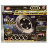 4pc Bell & Howell LED Solar In Ground Lights