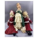 3pc Vintage Dolls
