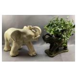 2pc Elephant Figurines