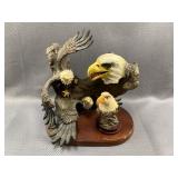 2pc Eagle Figurines