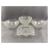 4pc Glass Bowls