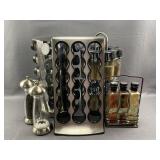 42pc Spices & Spice Racks