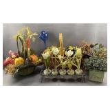5pc Fruit & Floral Arrangements