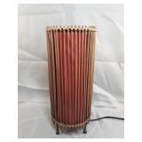 Table Lamp w/ Red Shade