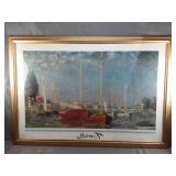 "Red Boats at Argenteuil" by Claude Monet