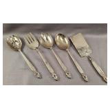 5pc Silverplate Serving