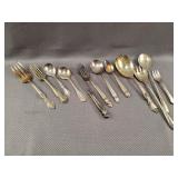 16pc Assorted Silverplate Flatware
