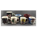 7pc Christmas Coffee Mugs