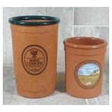 2pc Terracotta Pots