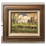 Original Oil of Thames River