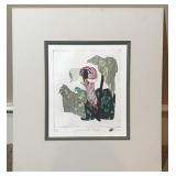 S/N "Jack In The Pulpit" Triple Matted