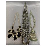 3pc Necklaces Neutral Colors