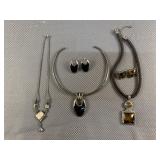 3+pc Silver Look Jewelry
