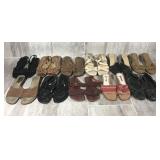 11 Pair Womans Sandals Size 11