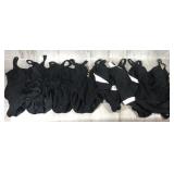 7 Black 1 pc Swim Suits Sz 16
