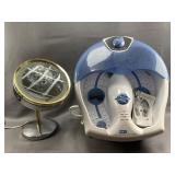 Conair Foot Massager & Make Up Mirror