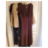 5pc Long Dresses & Jacket Size 16