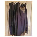 4 Cocktail Length Black Dresses Sz 16