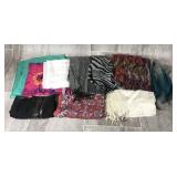 9pc Womans Long Scarves
