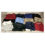 12pc Golf Shirts from Various Courses Sz XXL