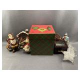 20+pc Christmas Ornaments + A Music Box