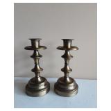 2pc Brass Candle Holders