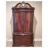 2pc Solid Wood Armoire