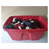 Tub Of Christmas Decor