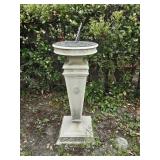 Outdoor Pedestal w/ Sundial
