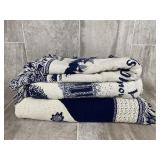 3pc  Black & Beige Throws